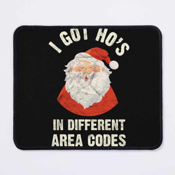 Item preview, Christmas Gift Santa Claus I Got Hos In Different Area Codes Long Sleeve T-Shirt designed and sold by BierschWilhel.