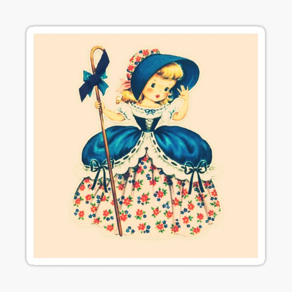 Item preview, Vintage Kitsch Little Bo Peep designed and sold by knickeryknackry.