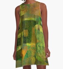 Dorado Verdiso and Butterfly A-Line Dress