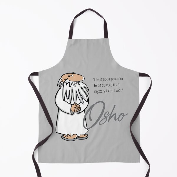 Item preview, Osho Quotes, Osho Cartoon – Life, is a Mystery to Be Lived designed and sold by FringeDweller2.