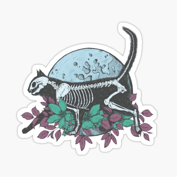 Artikel-Vorschau von Katze und der Mond, designt und verkauft von Jess.a.creates.