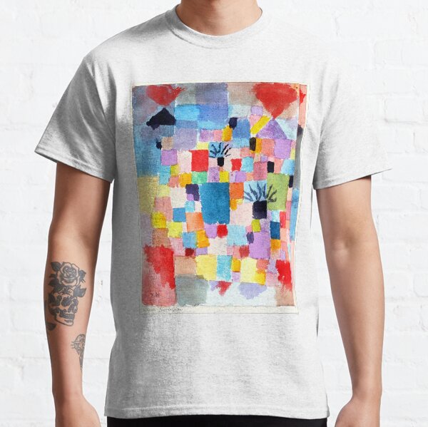 Paul Klee "Südliche Gärten" | Klee inspirierte schöne Kunst mit Unterschrift Classic T-Shirt