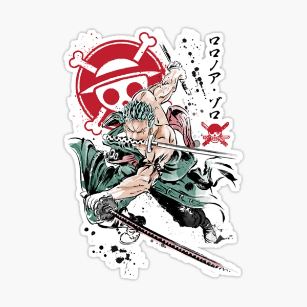 one piece sleeping zoro Sticker for Sale by mayvsantillan