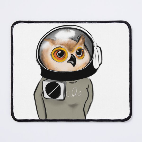 Item preview, Owlstronaut Jennifer- Cute Owl Astronaut in Space designed and sold by MythicModern.