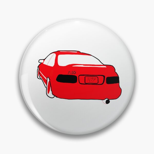 Item preview, No social skills line art (civic) (red) designed and sold by kingdd69.