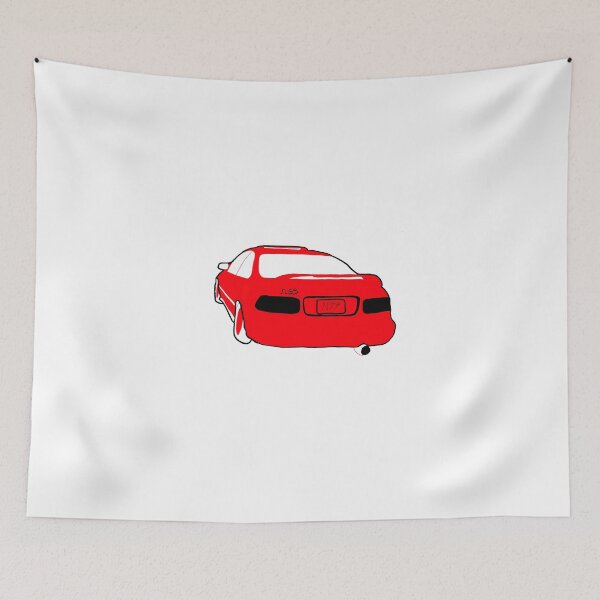 Item preview, No social skills line art (civic) (red) designed and sold by kingdd69.
