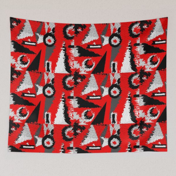 Item preview, Composition in black-red -white designed and sold by Heidrun Carola Herrmann.