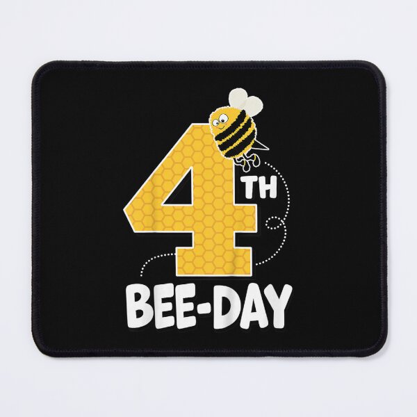 Item preview, Kids Cute Bee 4 Year Old Birthday Bees Day 4th Four Years Fun designed and sold by Felixlagerfeld.