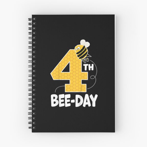 Item preview, Kids Cute Bee 4 Year Old Birthday Bees Day 4th Four Years Fun designed and sold by Felixlagerfeld.