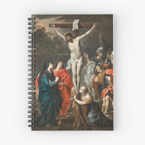 Item preview, The Crucifixion | Follower of Peter Paul Rubens | 1630 Renaissance Gospel Biblical Art designed and sold by CJET.