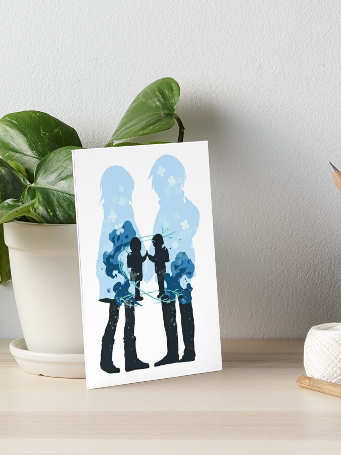 Erased Anime Characters Silhouette - Satoru Fujinuma x Kayo Hinazuki -  Animangapoi Fanart | Art Board Print