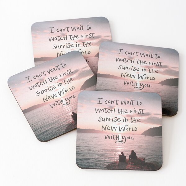 Item preview, I Can't Wait to Watch the First Sunrise in the New World With You. designed and sold by Paper Bee Gift Shop.