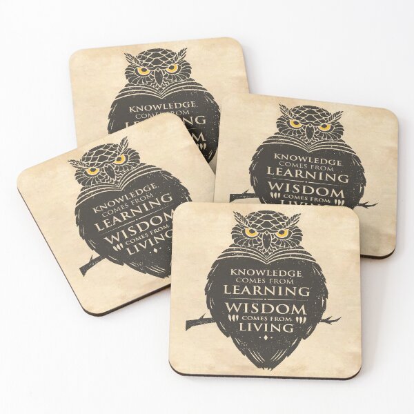 Item preview, Personalized Owl Knowledge Classic Learning Wisdom Living designed and sold by HansHermannHero.