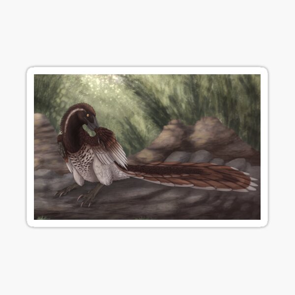 Item preview, Preening utahraptor designed and sold by DragonArtist15.