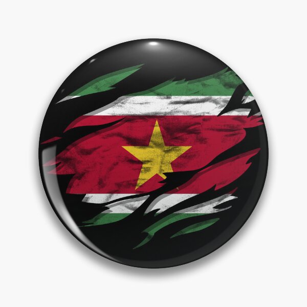 Item preview, Ripped Rip Open Suriname Flag Palm designed and sold by rafaeltto.