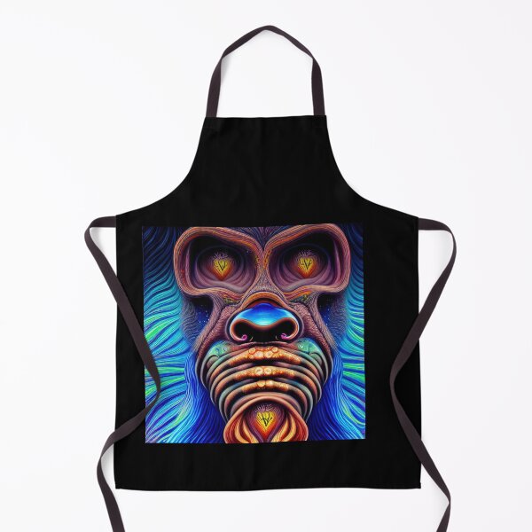 Item preview, Psychedelic Yeti ( Psychedelic Bigfoot ) Ape 8 designed and sold by DonutShirts.