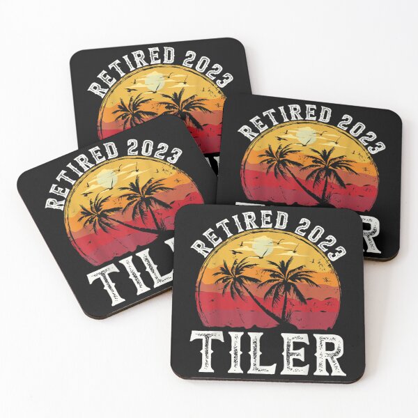 Item preview, Retired 2023 Tiler Retirement Vintage Coco Palm Tree Beach designed and sold by Axelhellquis.