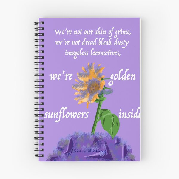 Item preview, Sunflower Sutra - Allen Ginsberg designed and sold by eliseseifert.