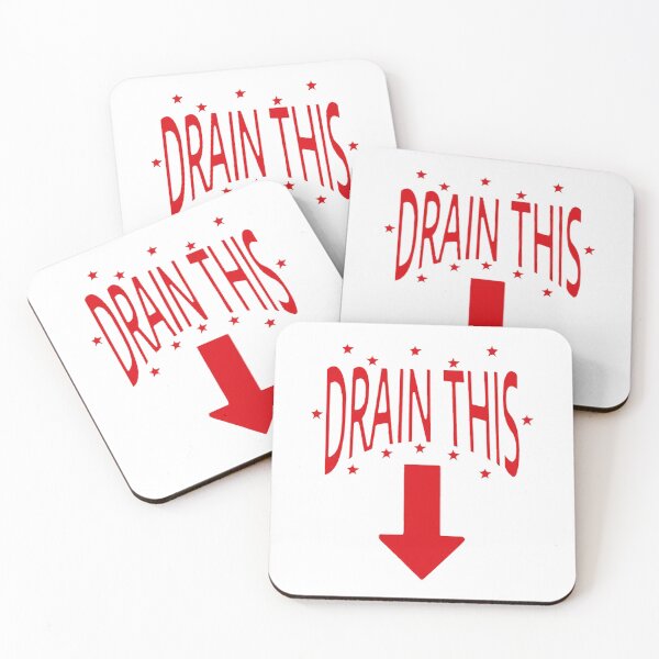 Item preview, Drain this red designed and sold by CameCollier.