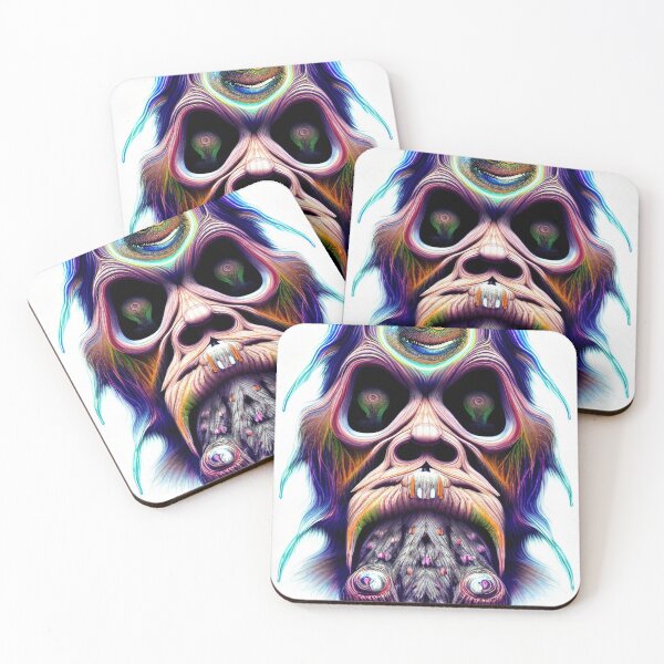 Item preview, Psychedelic Yeti ( Psychedelic Bigfoot ) Ape 13 designed and sold by DonutShirts.
