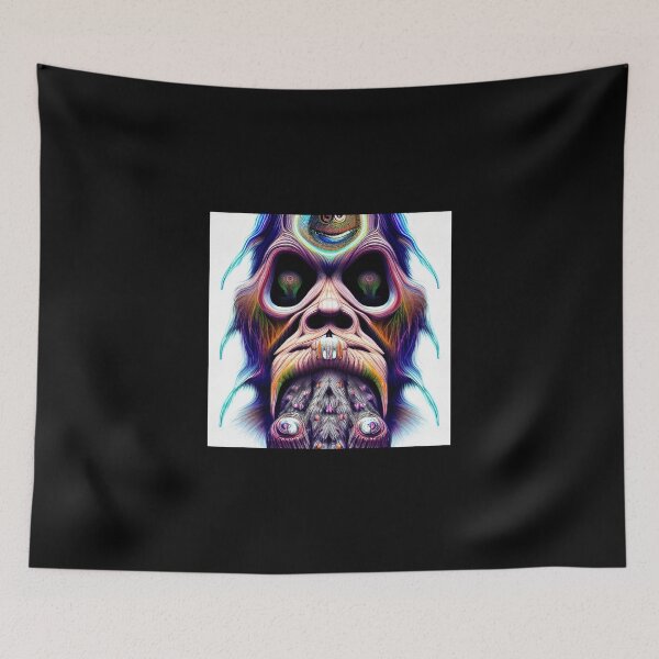 Item preview, Psychedelic Yeti ( Psychedelic Bigfoot ) Ape 13 designed and sold by DonutShirts.