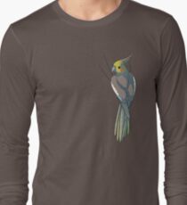 Cinnamon Female Cockatiel Long Sleeve T-Shirt