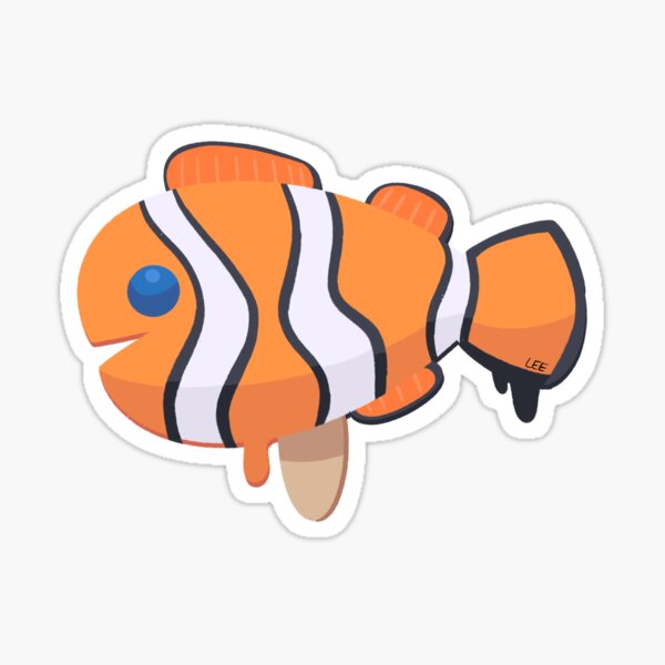 Item preview, Clownfish Popsicle designed and sold by DoctOrcaShop.