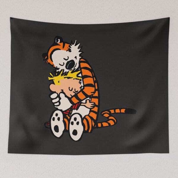 Item preview, calvin and hobbes had funy hug  designed and sold by Catalina Keith.