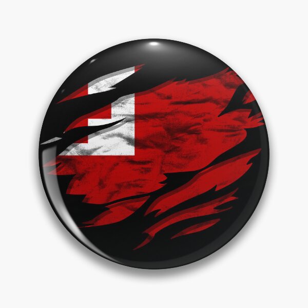 Item preview, Ripped Rip Open Tonga Flag Palm designed and sold by rafaeltto.