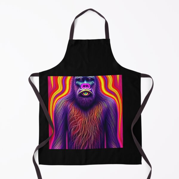 Item preview, Psychedelic Yeti ( Psychedelic Bigfoot ) Ape 16 designed and sold by DonutShirts.