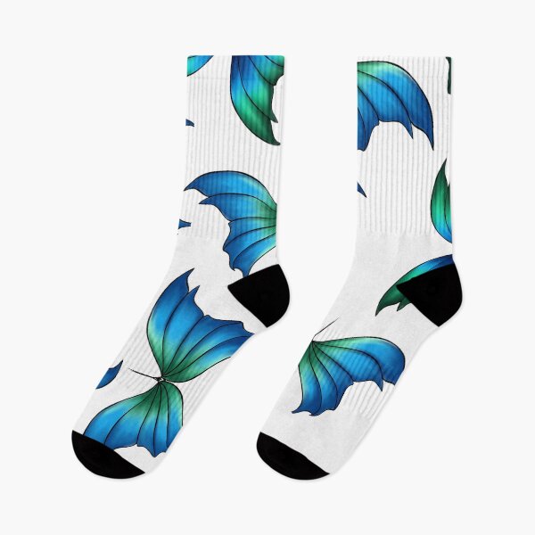 Item preview, Blue & Green Butterfly Pattern designed and sold by lezell.