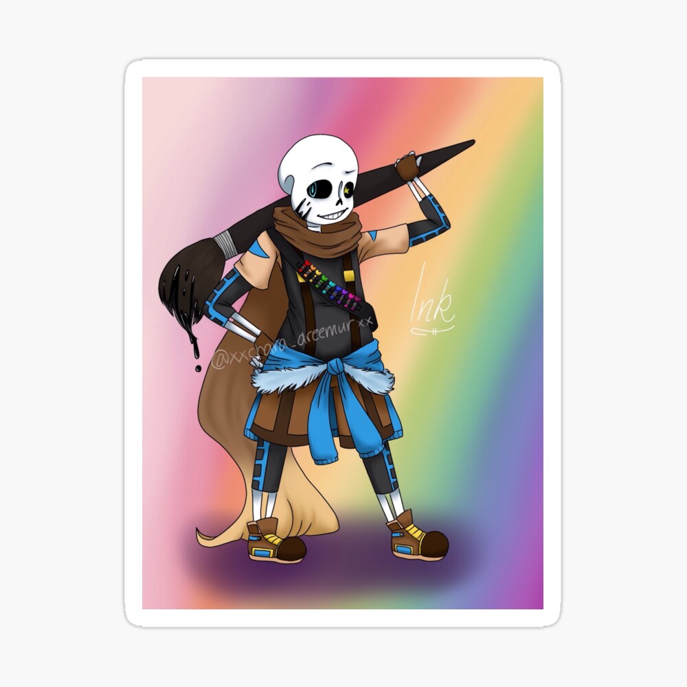 Ink sans  Sticker for Sale by xxcharaDxx