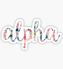 Alpha Sticker