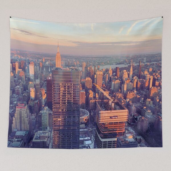 Item preview, NYC at Sunset designed and sold by KayArtandPencil.