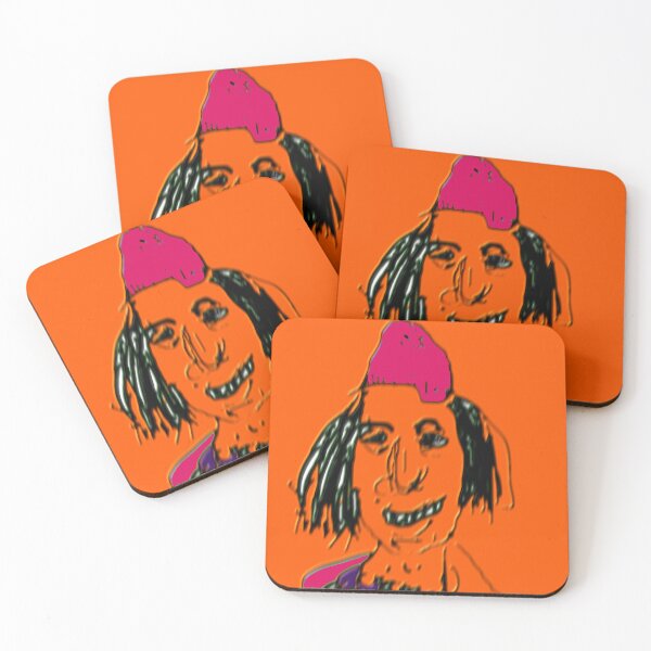 Item preview, orange woman, Psych, Psychedelic designed and sold by Stacey Lazarus.