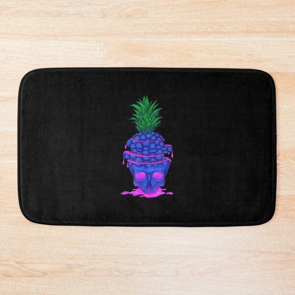 Item preview, Blue pineapple skull with flowing pink juice designed and sold by Jackwidforss.