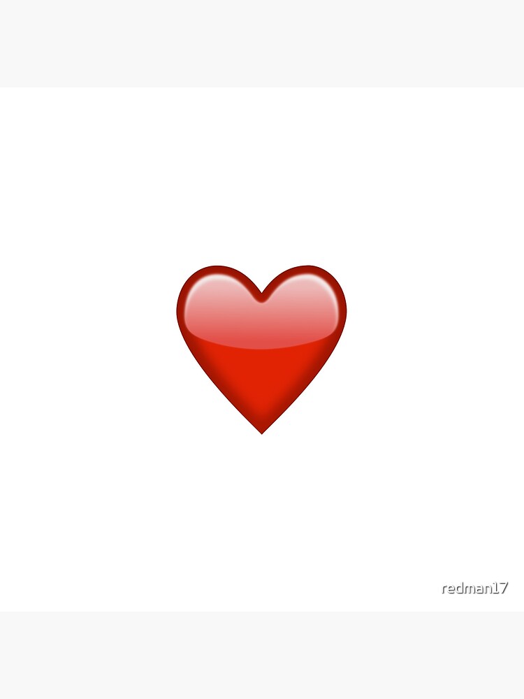 Emoji Herz Galeriedruck Von Redman17 Redbubble