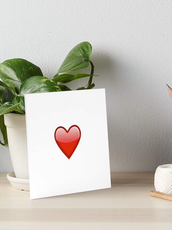 Emoji Herz Galeriedruck Von Redman17 Redbubble