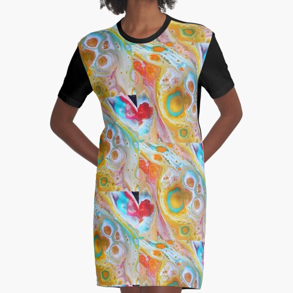 A burst of color Graphic T-Shirt Dress