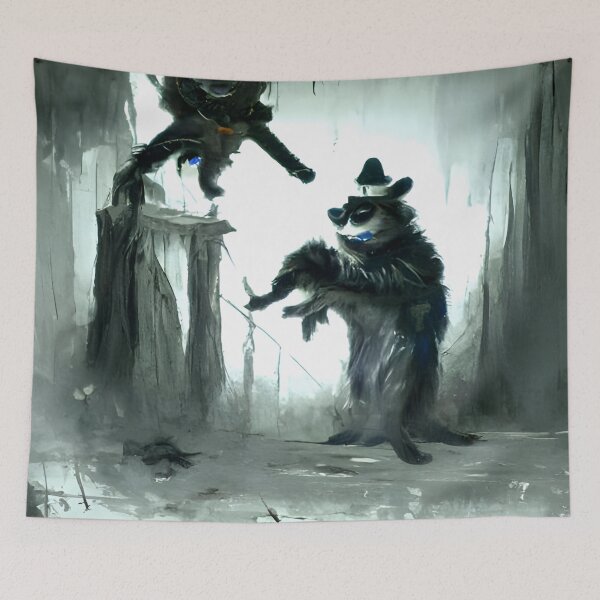 Item preview, Sinister Racoon Artwork designed and sold by Captain Met.