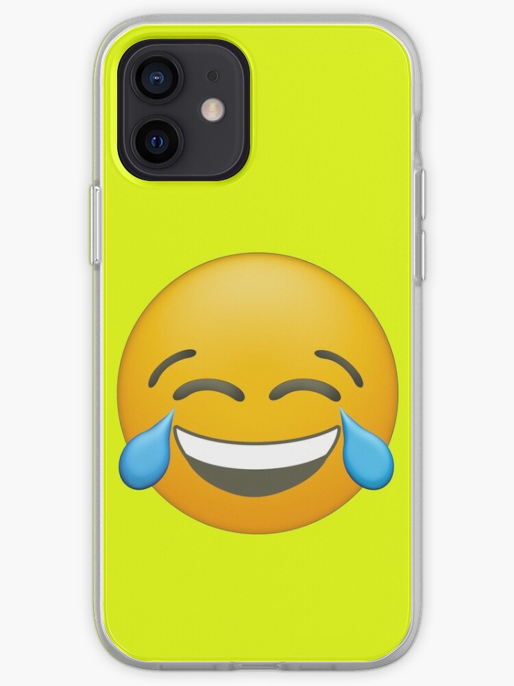 Crying Laughing Emoji Iphone Case Cover By Redman17 Redbubble