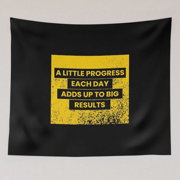 Item preview, A Little Progress Each Day Adds up To Big Results designed and sold by AdventArt.