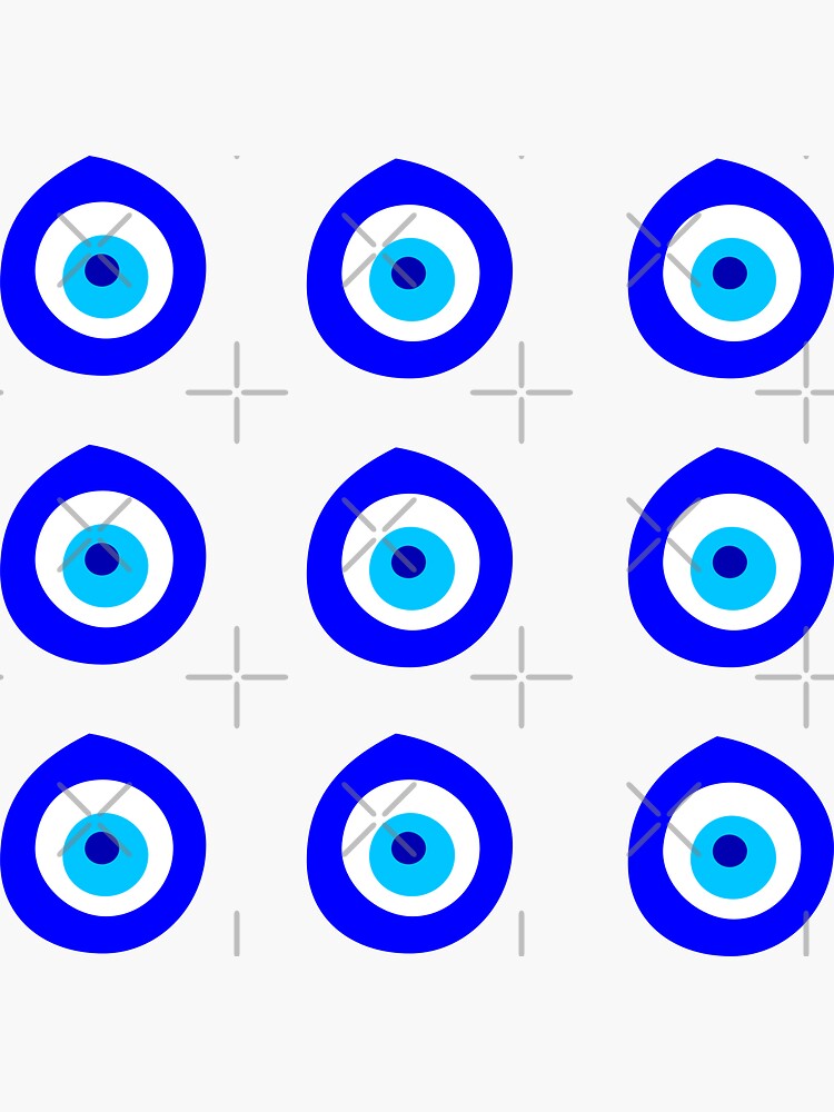 "Evil Eye Protection 4" Sticker for Sale by Amadhaun13 Redbubble