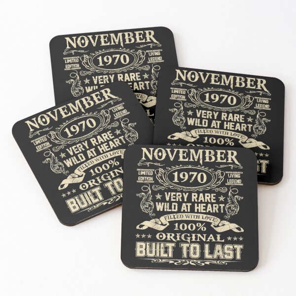 Item preview, November 1970 52 Years Old 52th Birthday Gifts designed and sold by Torokjakab.