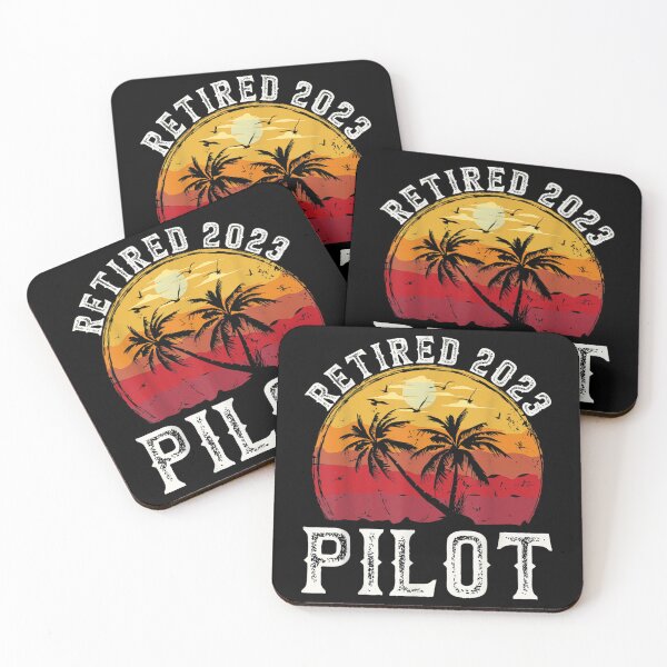 Item preview, Retired 2023 Pilot Retirement Vintage Coco Palm Tree Beach designed and sold by Axelhellquis.