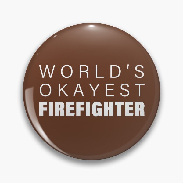 Item preview, World's okayest Firefighter, Funny Firefighter Gift, Occupation Gift | designed and sold by Boom-llqb.