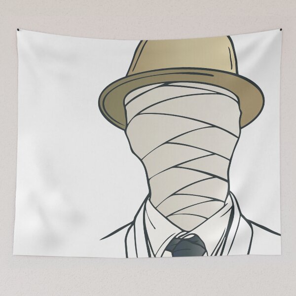 Item preview, Mummy Face in Suit, Tie, and Hat designed and sold by RED by Arcanum Studio.