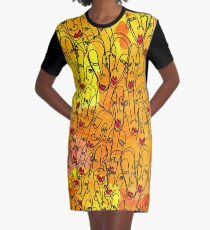 A million happy faces with Bob Shane - Monsthree Graphic T-Shirt Dress