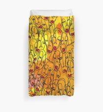 A million happy faces with Bob Shane - Monsthree Duvet Cover