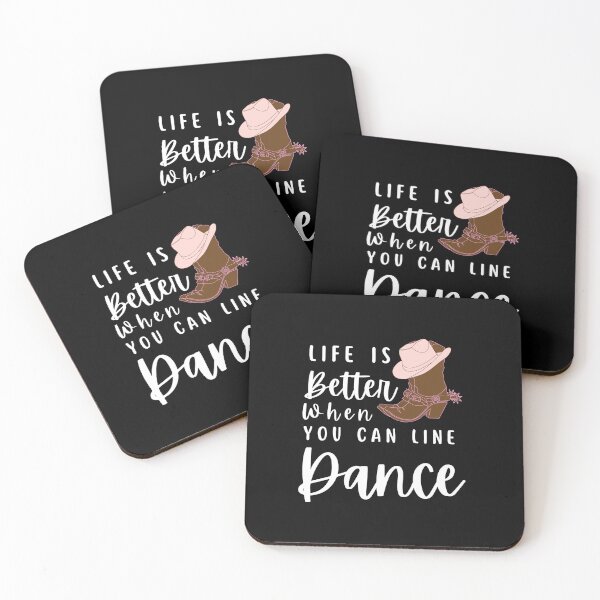 Item preview, Life is Better when you can line dance - Cowboy boots Dancers  designed and sold by MouDantArts.